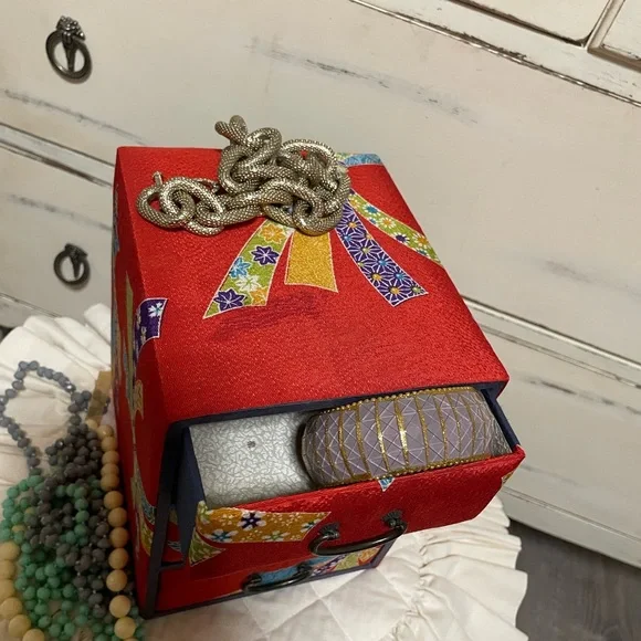 Vintage Japanese washi chest of drawers - Picture 6 of 6